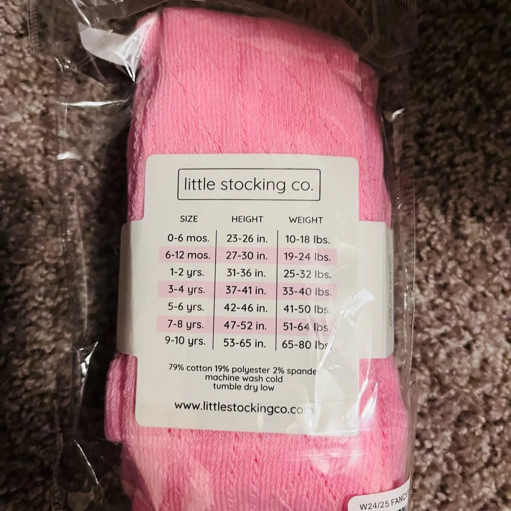 Little Stocking Company Blossom Knit Tights
